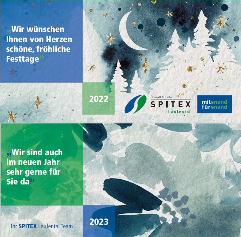 Weihnachtskarte 2022 Seite 1